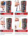 Professional Digital Oscilloscope Multimeter True RMS 48MS/s Sampling Rate 10MHZ Analog Bandwidth Data Storage