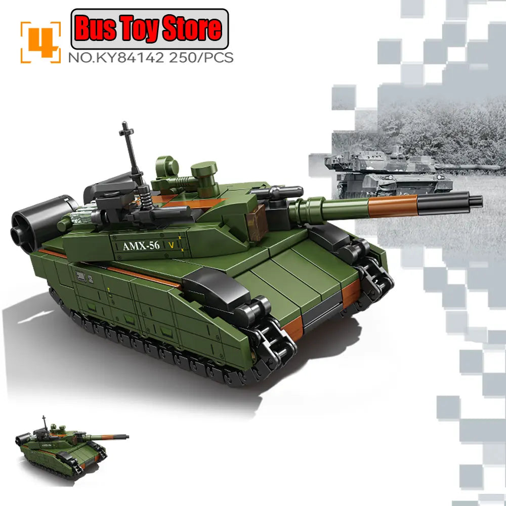 Aircraft Tank Aircraft Carrier MODERN EOLIPMENT MODERN WAR INFORMATION WW2 Military Model Building Blocks Bricks for Boy