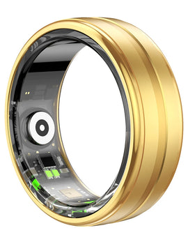 R06 Smart Ring Men Women, Heart Rate and Blood Oxygen Monitor, IP68 & 5ATM Waterproof, Multi-sport Mode