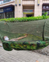Portable Outdoor Camping Hammock with Mosquito Net High Strength Parachute- Fabric Hanging Bed Hunting Sleeping Swing
