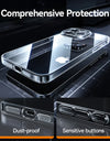 For iPhone 16 Pro Max Case Lens Protection Anti-Yellow Cover For iPhone 16 Pro 16 plus Transparent Shockproof Case