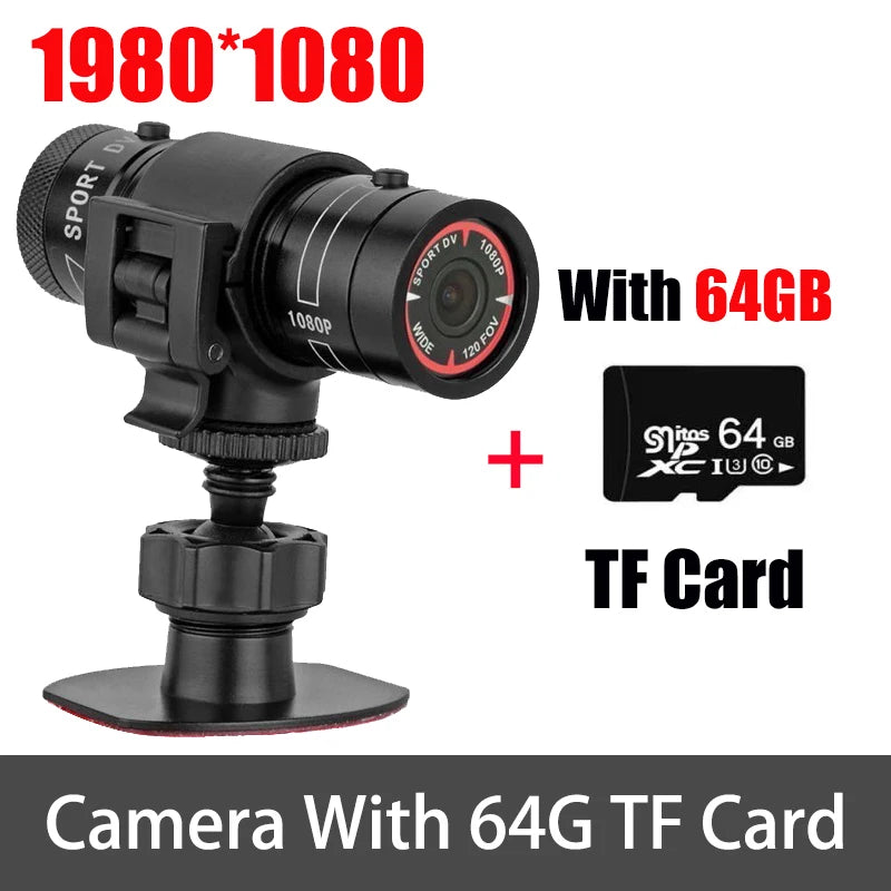 HD 1080P Action Sports Helmet Camera for Motorcycle Bicycle and Outdoor Recording