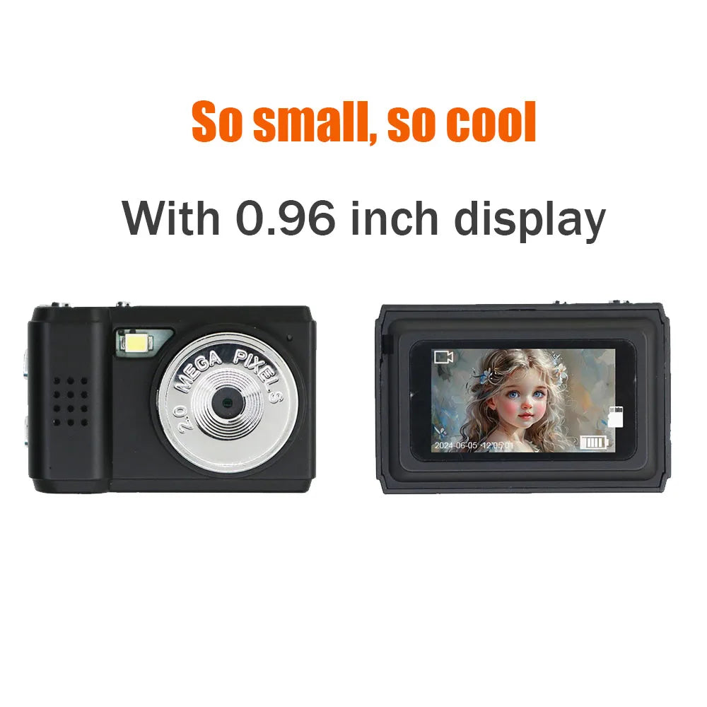 Retro Mini Camera With Screen CMOS Indoor Home Outdoor HD 1080p Sports Portable Very Small Mini Camera Video Recorder
