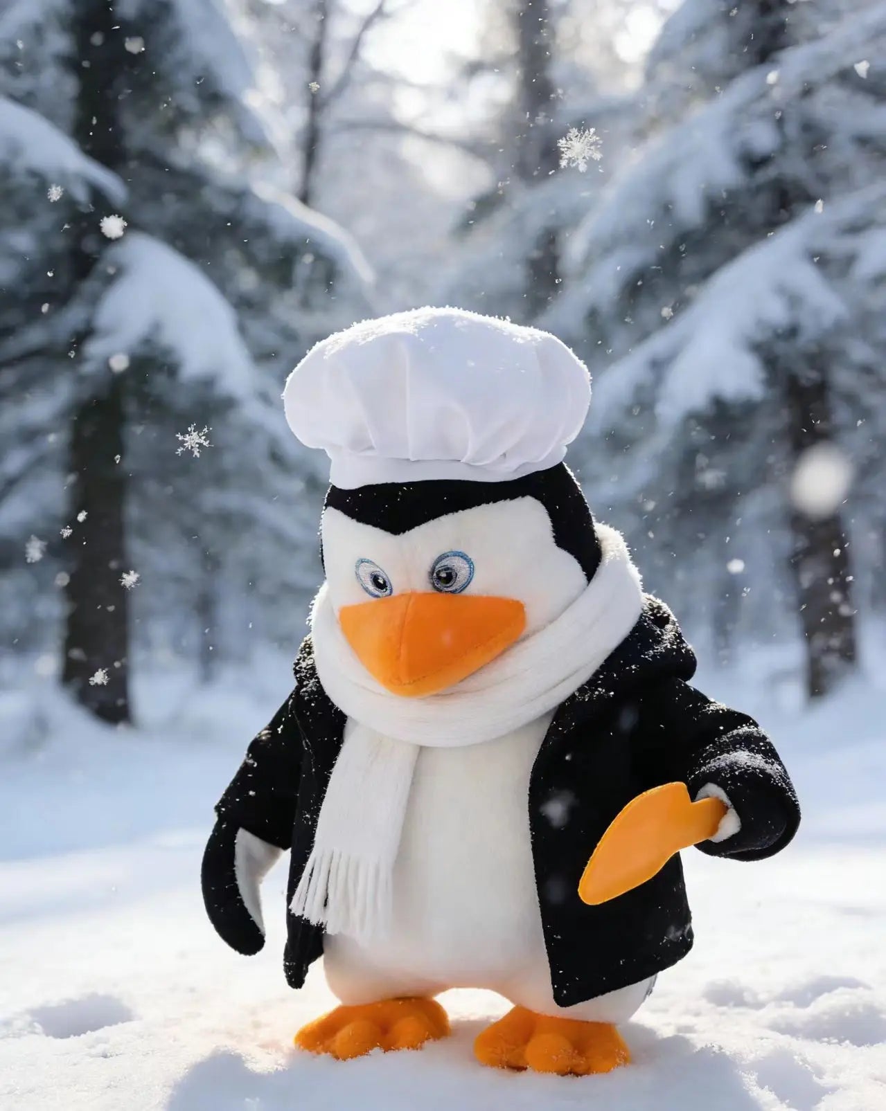 Cute Penguin Plush Toy Soft Stuffed Animal Pillow