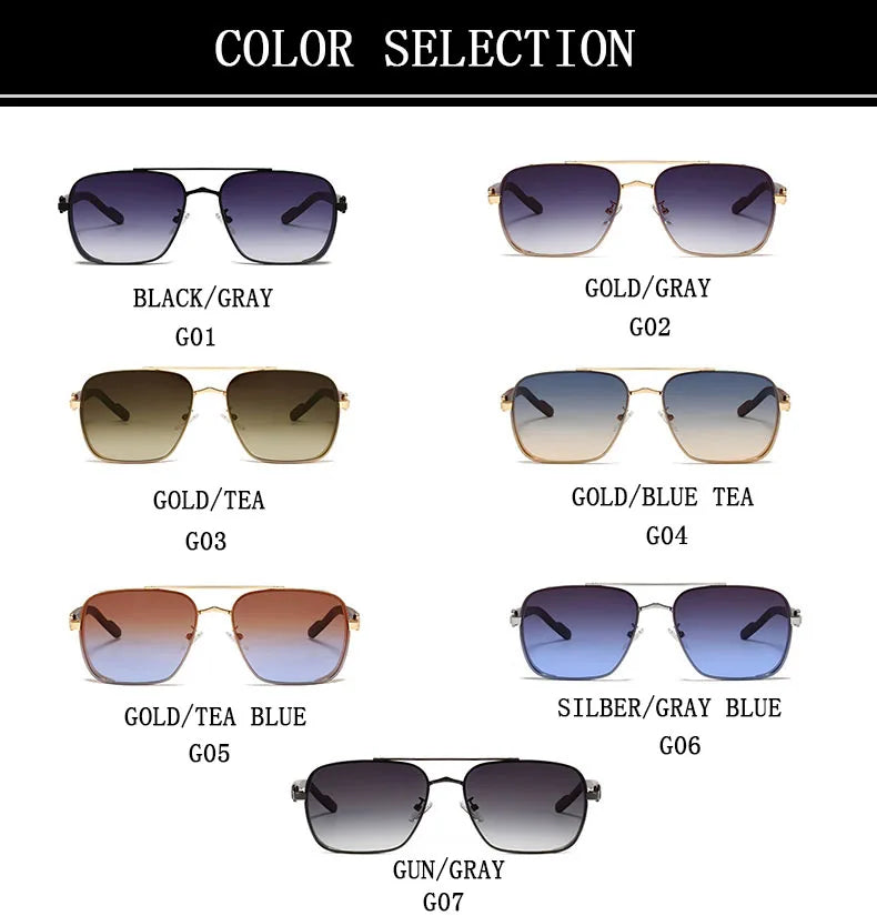 Vintage Square Wooden Frame Sunglasses With UV400 Protection