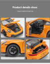 1:32 911 GT3 RS Alloy Diecast Racing Car Model Car Central Control Ornaments Auto Accessory Collect Present For Boys Toys