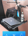 Car Back Seat Tray Table-Stable Auto Backseat Food Trays Desk for Rear Passenger Road Trip Eating & Work, Multifunctional Adjust