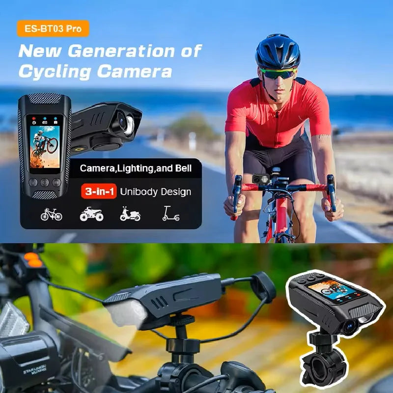 4K 60FPS Action Camera with 6 Axis EIS 2 Inch IPS Screen and 5 Hour Recording