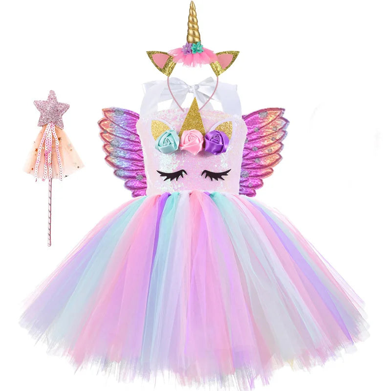 Animal Cosplay Tutu Dress with Accessories Party Costume