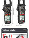Smart Clamp Multimeter 600V Meter AC/DC Voltage Tester Ammeter Pliers Test Voltmeter Capacitance Ohm Current Tools