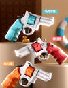 Mechanical Continuous Firing Water Gun Manual Small ZP5 Revolver Pistol Summer Outdoor Beach Poor Toy Mini Water Gun