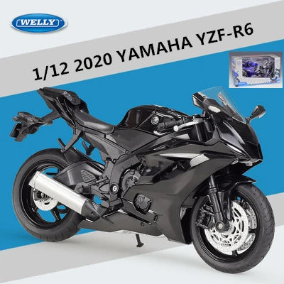 Diecast Yamaha YZF R6 Racing Motorcycle Model 1 to 12 Scale