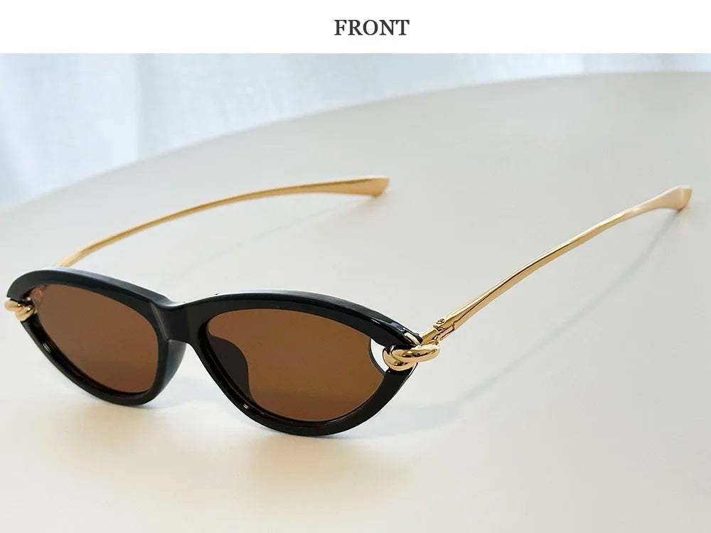 Vintage Cat Eye Sunglasses With UV400 Protection