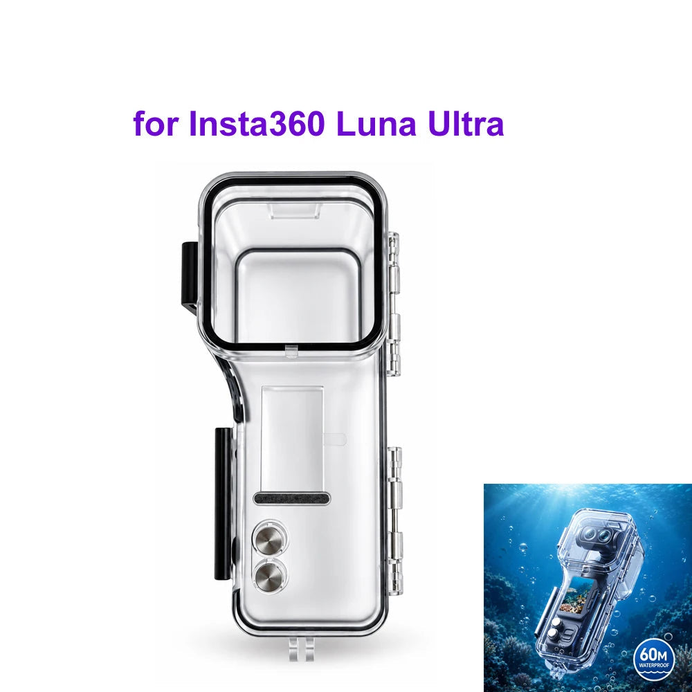 60 Metre Waterproof Diving Case for Insta360 Luna Ultra