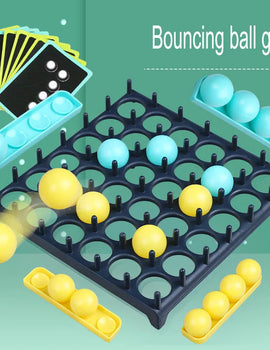 Bounce Off Game Jumping Ball Board Games for Kids 1 Set Activate Ball Game Family and Party Desktop Bouncing Toy Finger Toys