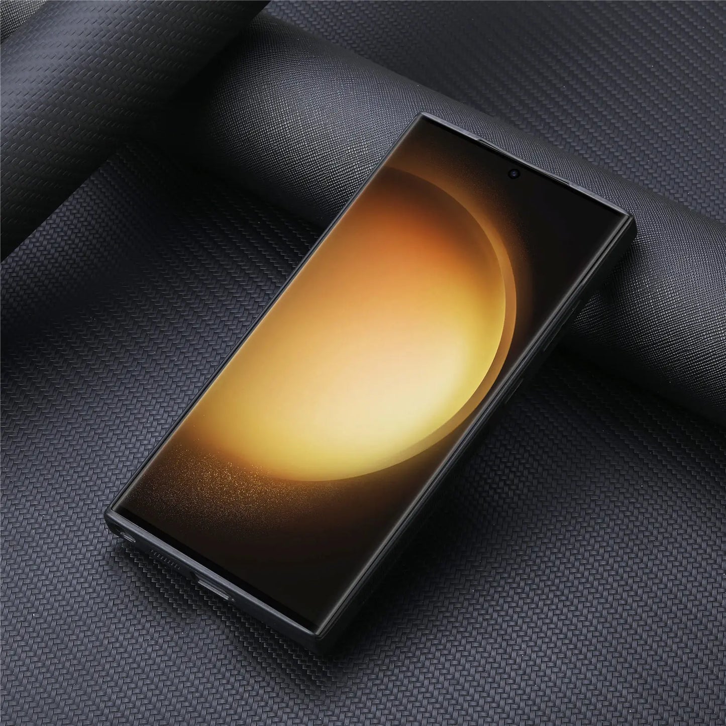 Carbon Fiber Style MagSafe PU Leather Case for Samsung Galaxy S26 / S25 / S24 / S23 Magnetic Card Holder Cover