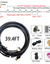 8-26M Outdoor Cooling Patio Misting System Fan Cooler Water Mist Gardenhouse Spray Hot Fog Misting System