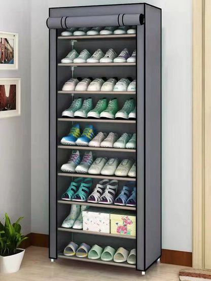 Dustproof Shoe Rack Multilayer Shoe Cabinet Organizer Nonwoven Home Furniture Space-saving Cabinets Shoe Shelf Hallway Entryway