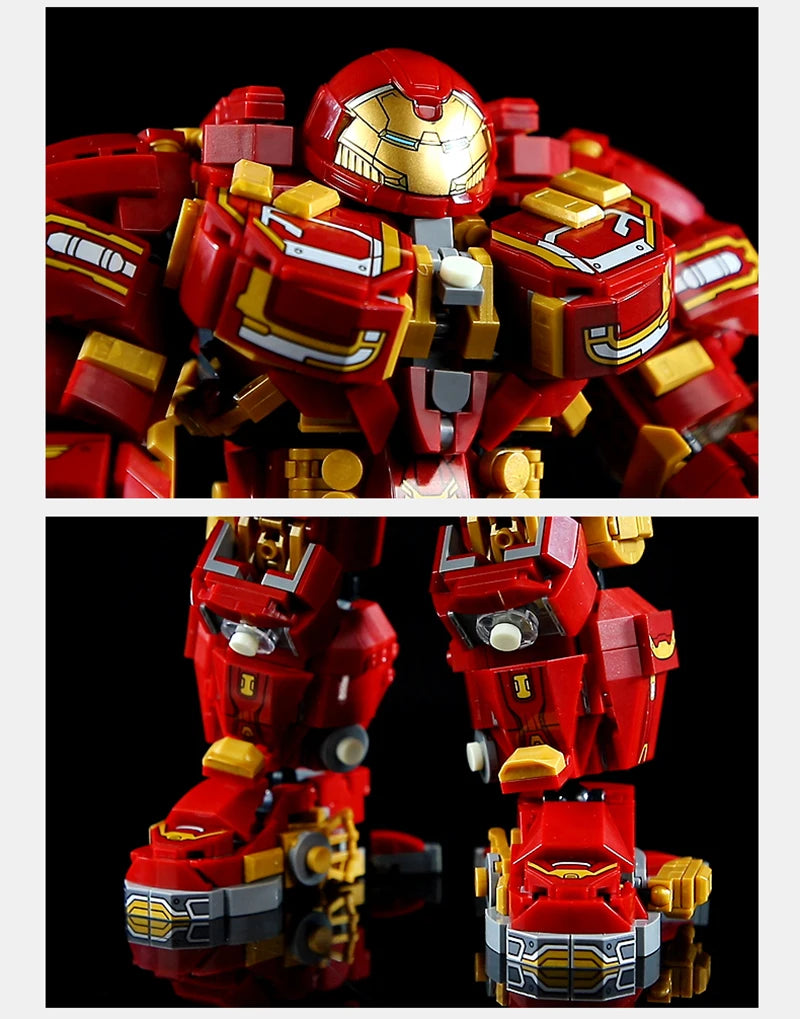 2000+pcs Marvel Superheroes Building Blocks Set MOC Bricks Action Figures Hulkbuster Iron Man Toys for Boys  Gifts