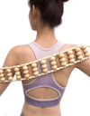 Wood Therapy Massage Tools,Wood Back Massager Roller Rope - for Body Shaping,Pain Relief,Wooden Therapy Lymphatic Tool