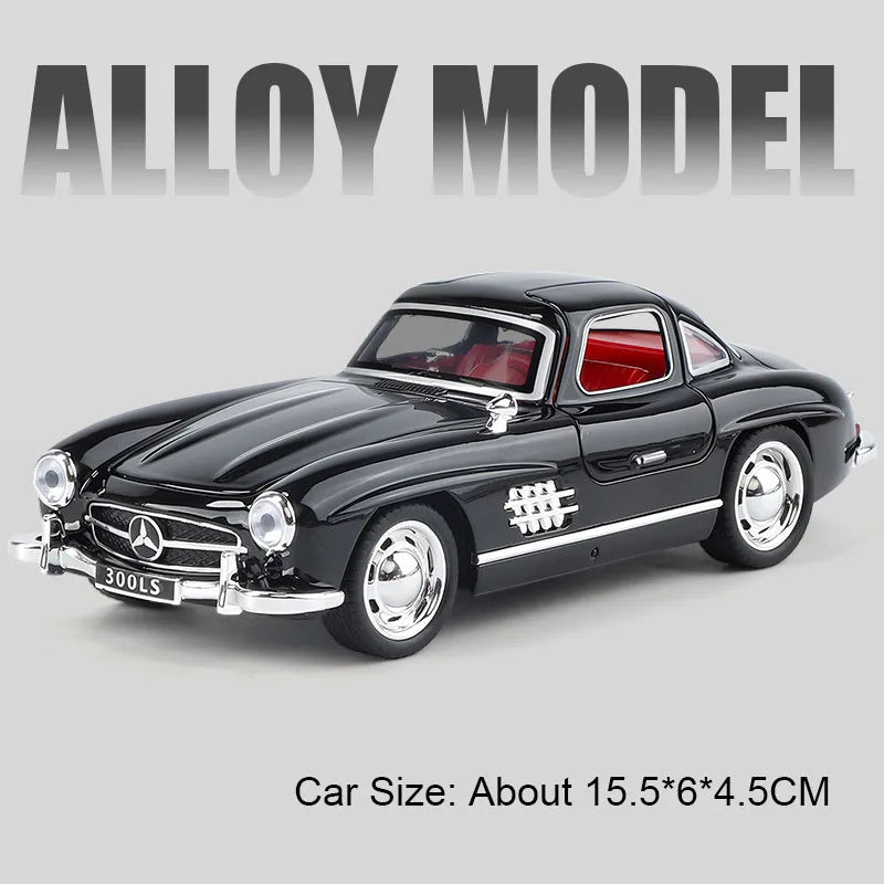 1:32 Scale 300SL GT63 V8 Sports Car Model Toy Metal Die-cast Sound Light Pull Back Vehicles Models Boys Hobby Ornaments Gifts