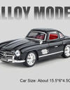 1:32 Scale 300SL GT63 V8 Sports Car Model Toy Metal Die-cast Sound Light Pull Back Vehicles Models Boys Hobby Ornaments Gifts