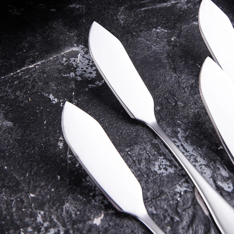 304 Stainless Steel Butter Knife Kitchen Cheese Knife Silver Color Dessert Tools Jam Spreader Utensil Cutlery Kichen Cheese Tool