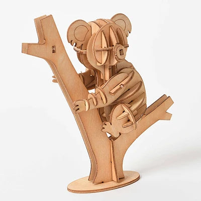 3D Wooden Puzzle Toys for  Adults Teens Animal Assembly Kit Decoration Animal Puzzle Games Home Office Creative Ornament