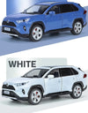 1:24 Scale RAV4 Camry Model Car Toy Metal Diecast Simulation Collection Sound & Light Vehicles Models Hobby Ornaments Gifts