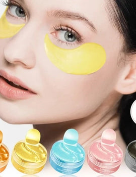 Collagen Eye Patches 60Pcs Eye Bags Removal Wrinkles Dark Circles Patches Retinol VC Eyes Pads Sleep Face Mask Skin Care