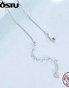 925 Sterling Silver 18K Gold Tree of Life Necklace Pendant Women Heart CZ Charming Necklaces