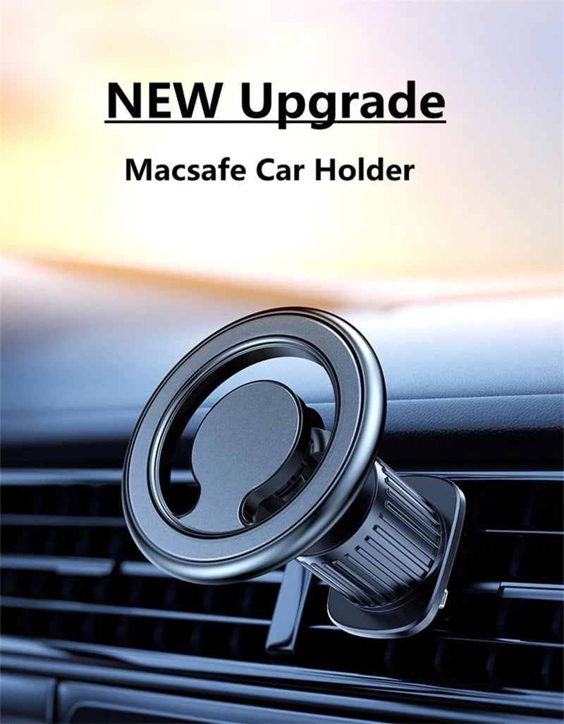 Car Phone Holder Stand Car Mount Support Mobile Bracket in Car For Macsafe iPhone 15 14 13 12 Samsung Xiaomi