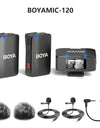 MIC-120 Wireless Lavalier Microphone with On-Board Recording for iPhone Android USB-C Devices Streaming Youtube Gaming