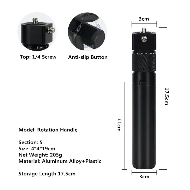 Bullet Time Invisible Selfie Stick for 360 Action Cameras and Sports Cameras