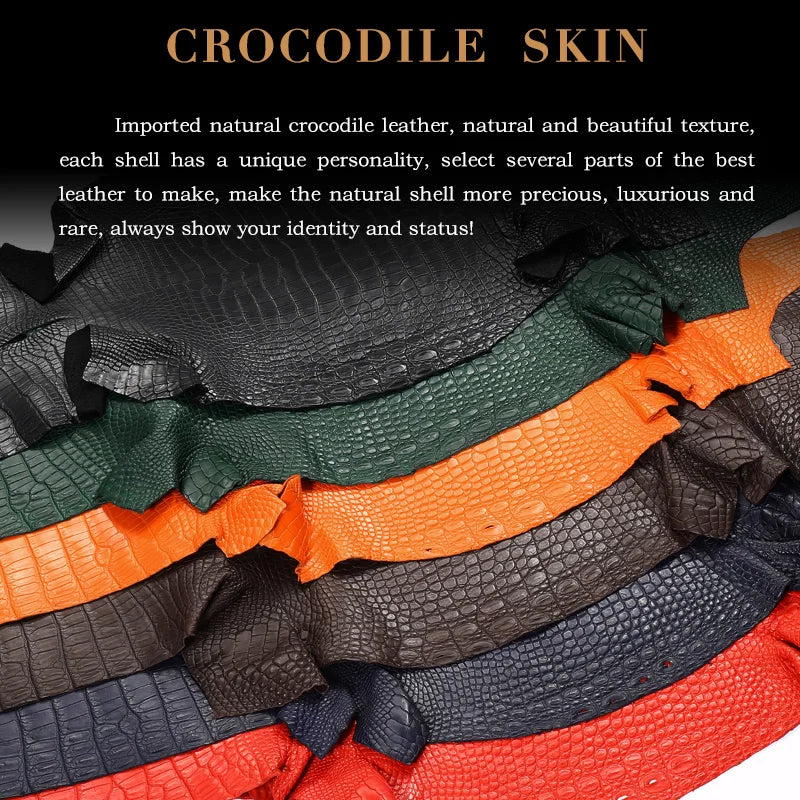 Crocodile Real Leather Cases for iPhone 16 15 Pro Max 14 pro max Genuine Leather Fundas Back Bover