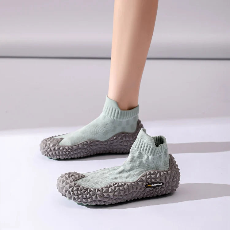 Women's silent soft sole cushioned shoes Squat silent hard pull fitness shoes casual shoes