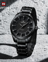 Waterproof Quartz Business Casual Stainless Steel Strap Date Clock