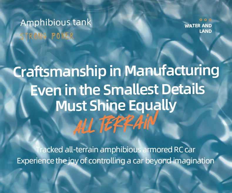 4WD RC Car 2.4G Amphibious 4 Wheel Remote Control Truck Climbing Off Road Waterproof Armored Vehicles 's Toys