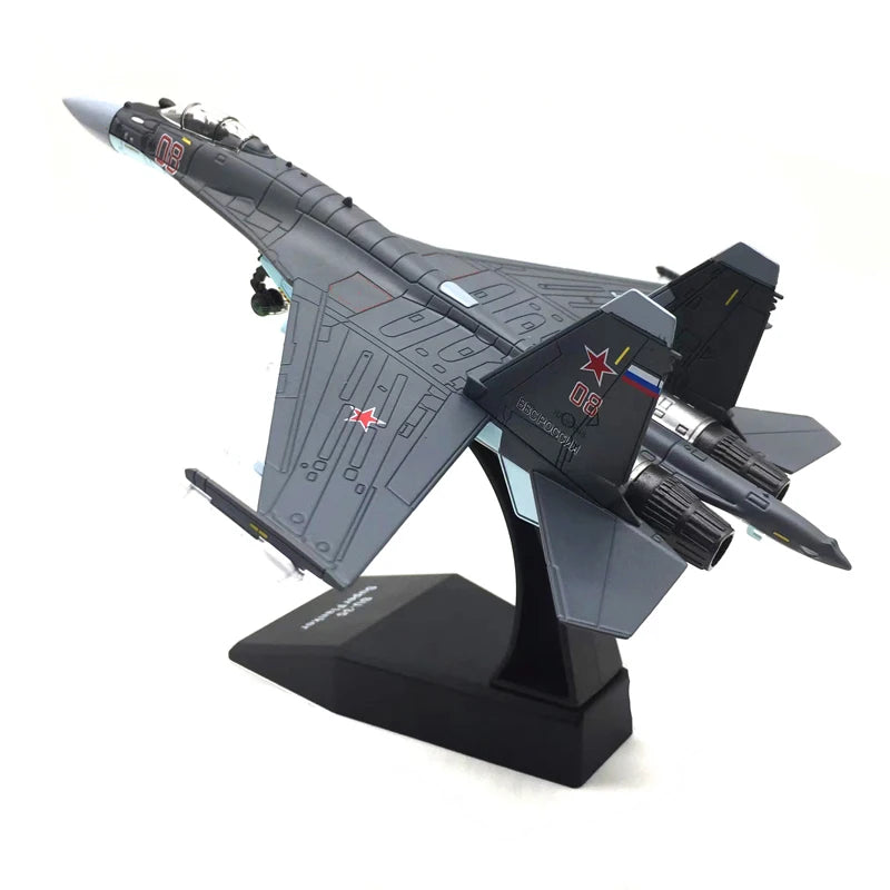 Russian Air Force Su-35 Fighter Aircraft Model