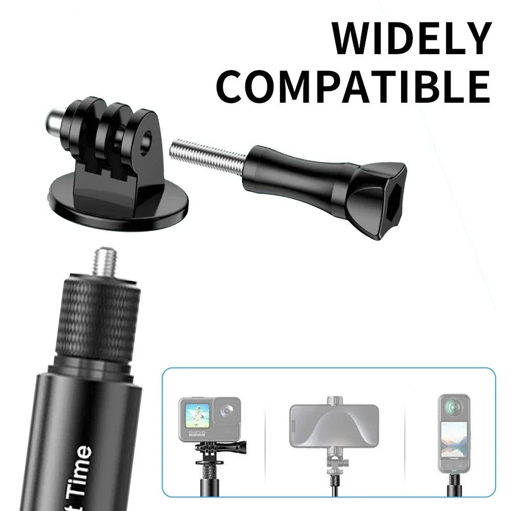 Invisible Selfie Stick and Bullet Time Handle Bundle for Insta360 X5 X4 X3 GO 3S Ace Pro