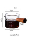 75-500ml Stripe Milk Jug Heat-resistant Glass Cup With Handle Coffee Milk Tea Separator Fair Cup Home Cafe Drinkware Gift