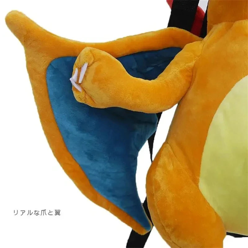 Kawaii Pokemon Plush Backpack Soft Cartoon Shoulder Bag