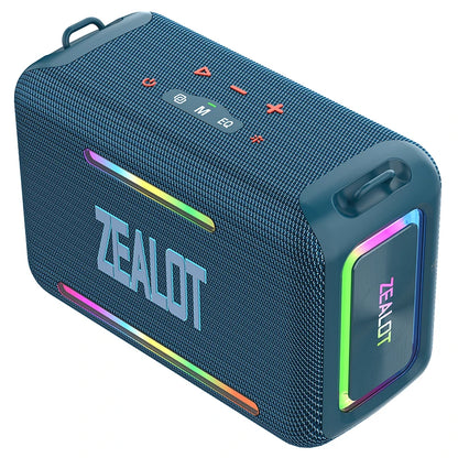 ZEALOT S95 120W RGB Portable Bluetooth Speakers, Massive Bass Party Boombox IPX6 Waterproof Speaker Large, Loud Outdoor Speaker