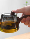 Japanese 350ml Side Handle Glass Teapot With Tea Infuser Filter Brewing Flower Tea Pot Puer Oolong Tea Maker Kungfu Tea Set