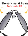 Photochromic Titanium Alloy Polarized Men Sunglasses