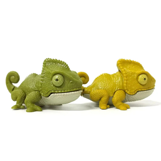 Finger Figure Toy Animal Hippo Elephant Chameleon Model Biting Hand Tricky Jurassic Dinosaur Fidget Dino Park for Children Gift