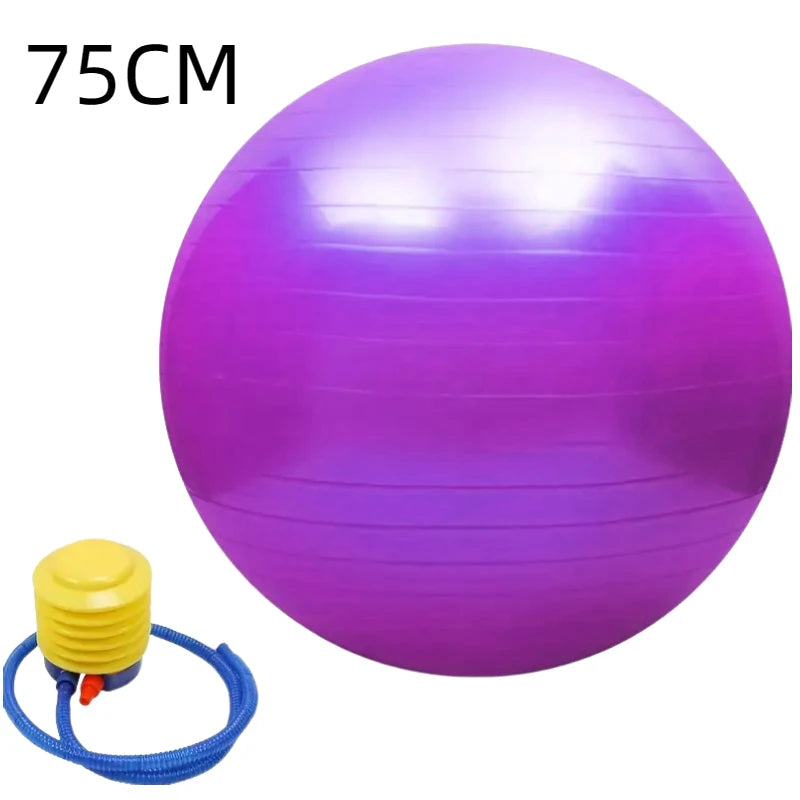 45CM-95CM Yoga Pilates Soft Big Ball Gym For Fitness Workout Exercise Balls Thickened Explosion-Proof Home Pvc Equipment