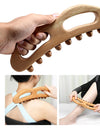 1Pcs Guasha Wood Stick Massage Tool for Body Lymphatic Drainage Massager Sculpting Tools,Anti Cellulite,Trigger Point Treatment