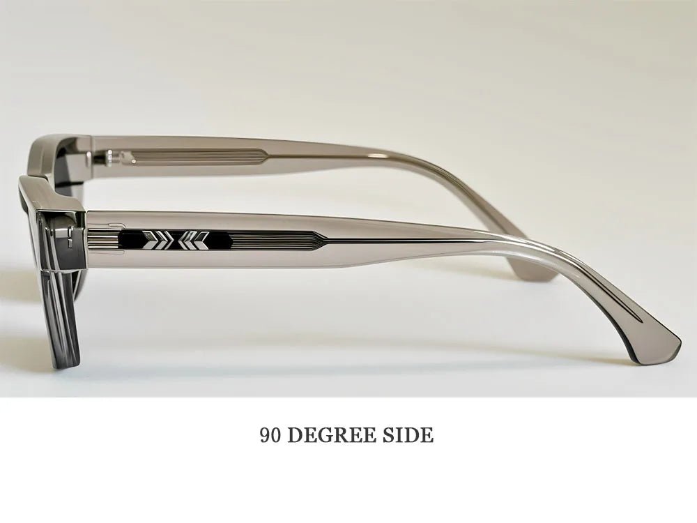 Vintage Square Sunglasses With Polarised Lenses