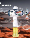 Fully Automatic Electric Dinosaur Bubble Machine Gear Linked Windmill Sound And Light Machine Space Astronaut Blow Bubbles
